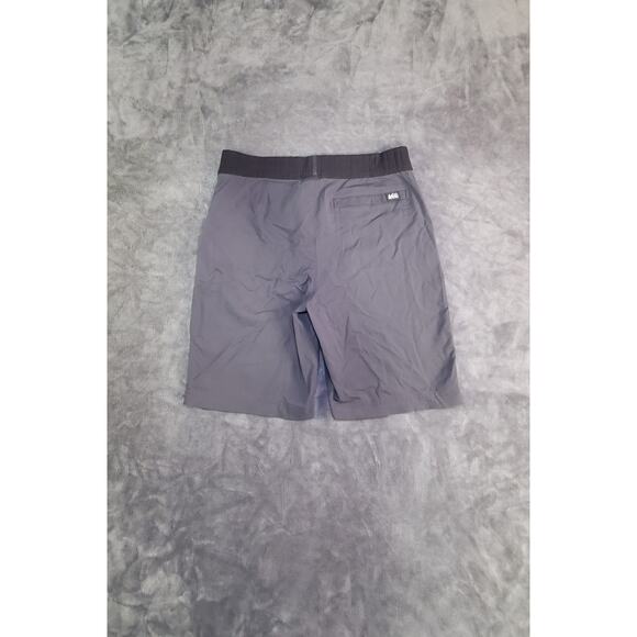 REI Co-op Boys Sz L 14-16 Athletic Active Shorts 3 Pockets Gray Activewear C30 - Picture 8 of 10